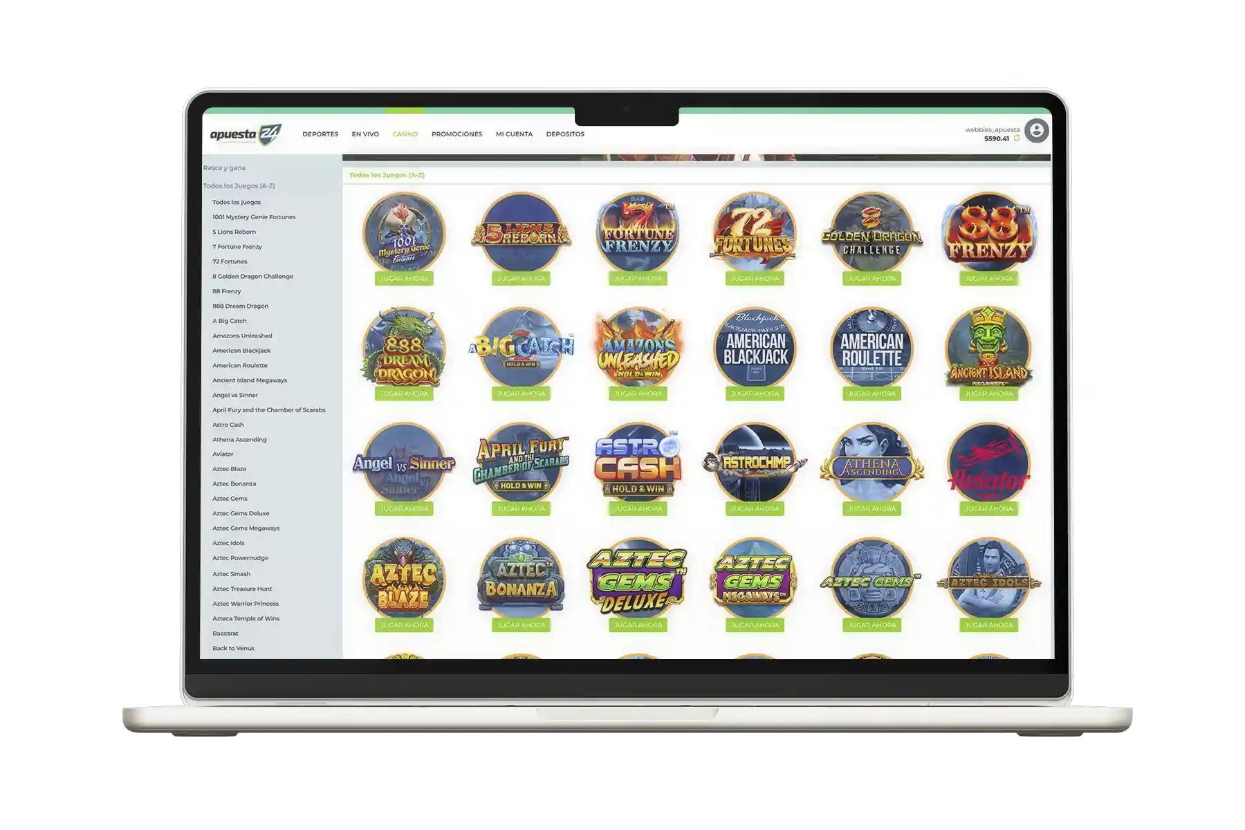 Horas de diversion en casino online