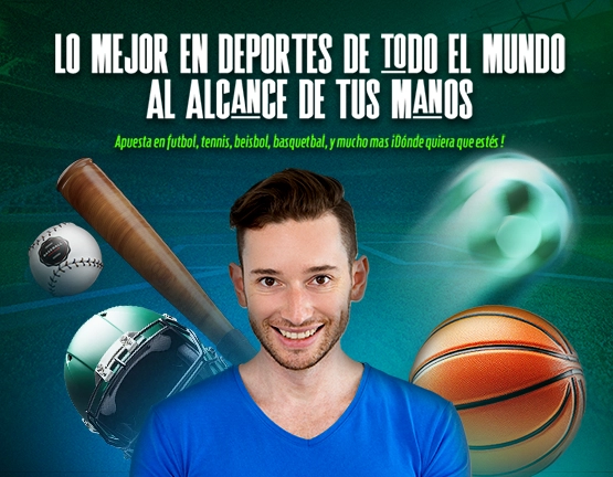 Apuestas en futbol, tenis, beisbol, basketbal